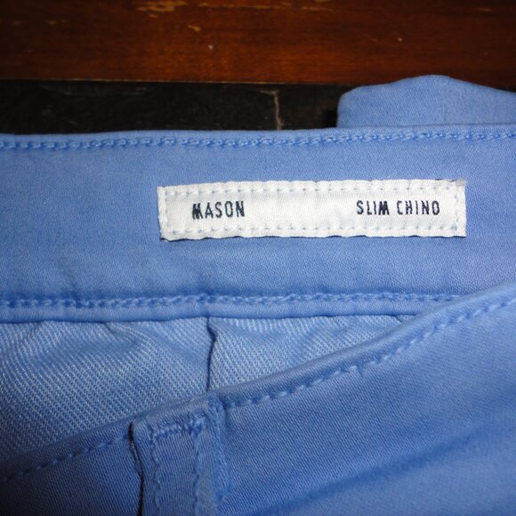EDWIN Endurance "Mason" Slim Chino Blue Slacks Pants Size 38 x 32 NWT - Picture 4 of 10